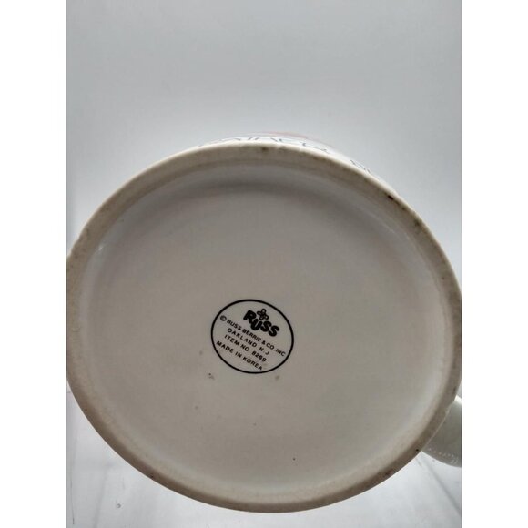 RUSS Id Rather Be Dancing Cartoon Ceramic Vintage Mug - Picture 3 of 5